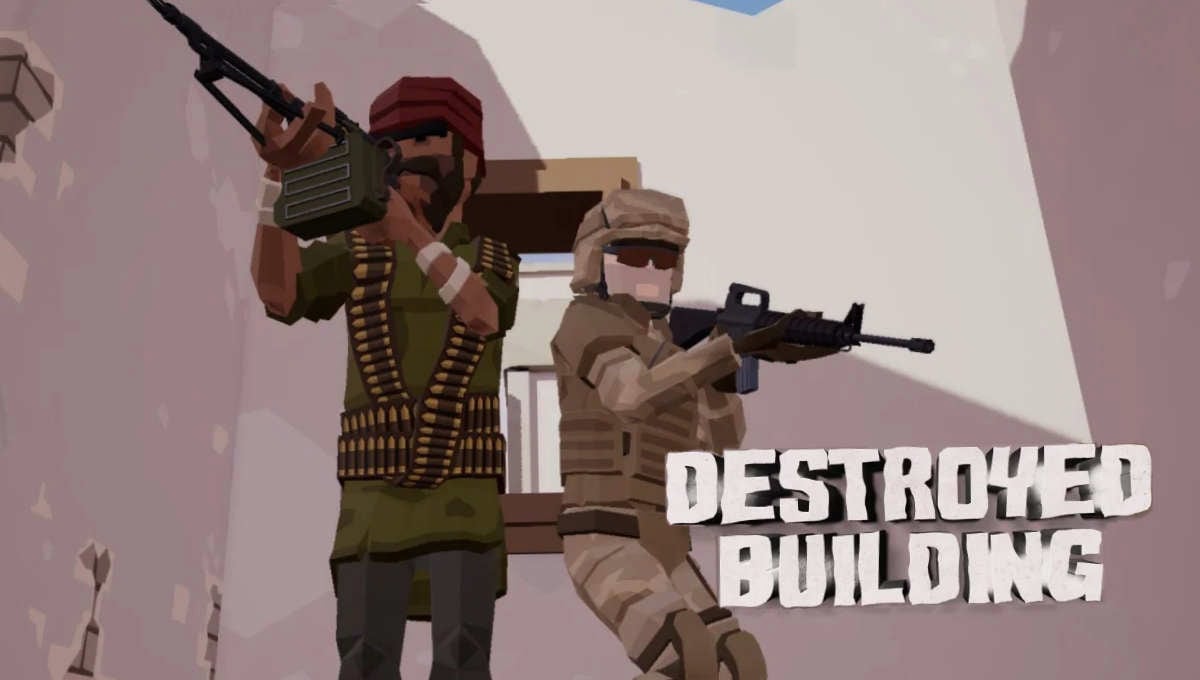 Building combat VR tactical game