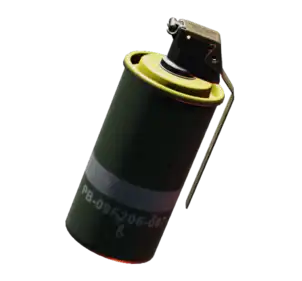 VR military game smoke grenade