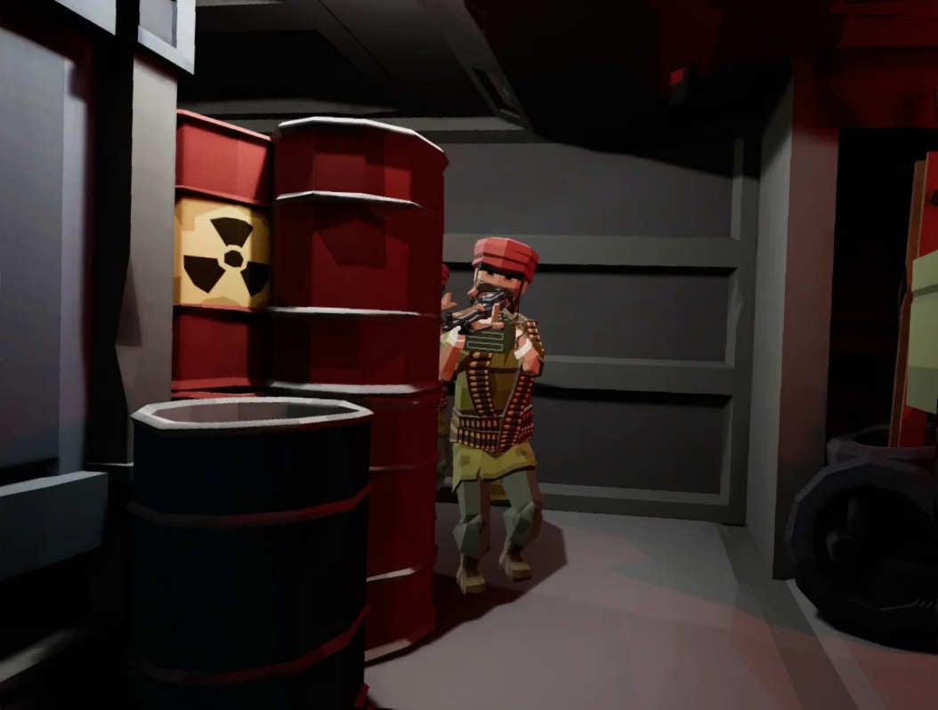 Bunker military VR game screenshot