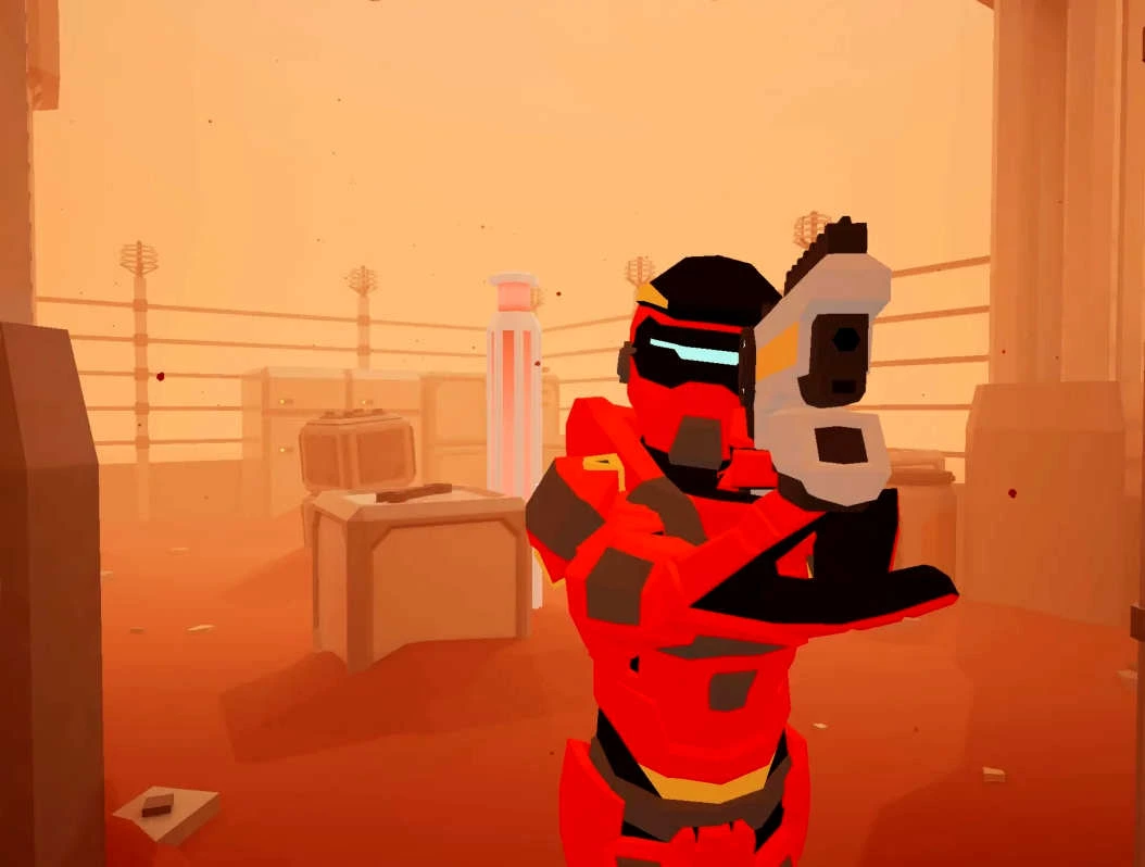 Martian VR game (fighting on Mars)