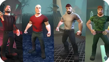 Zombie VR characters